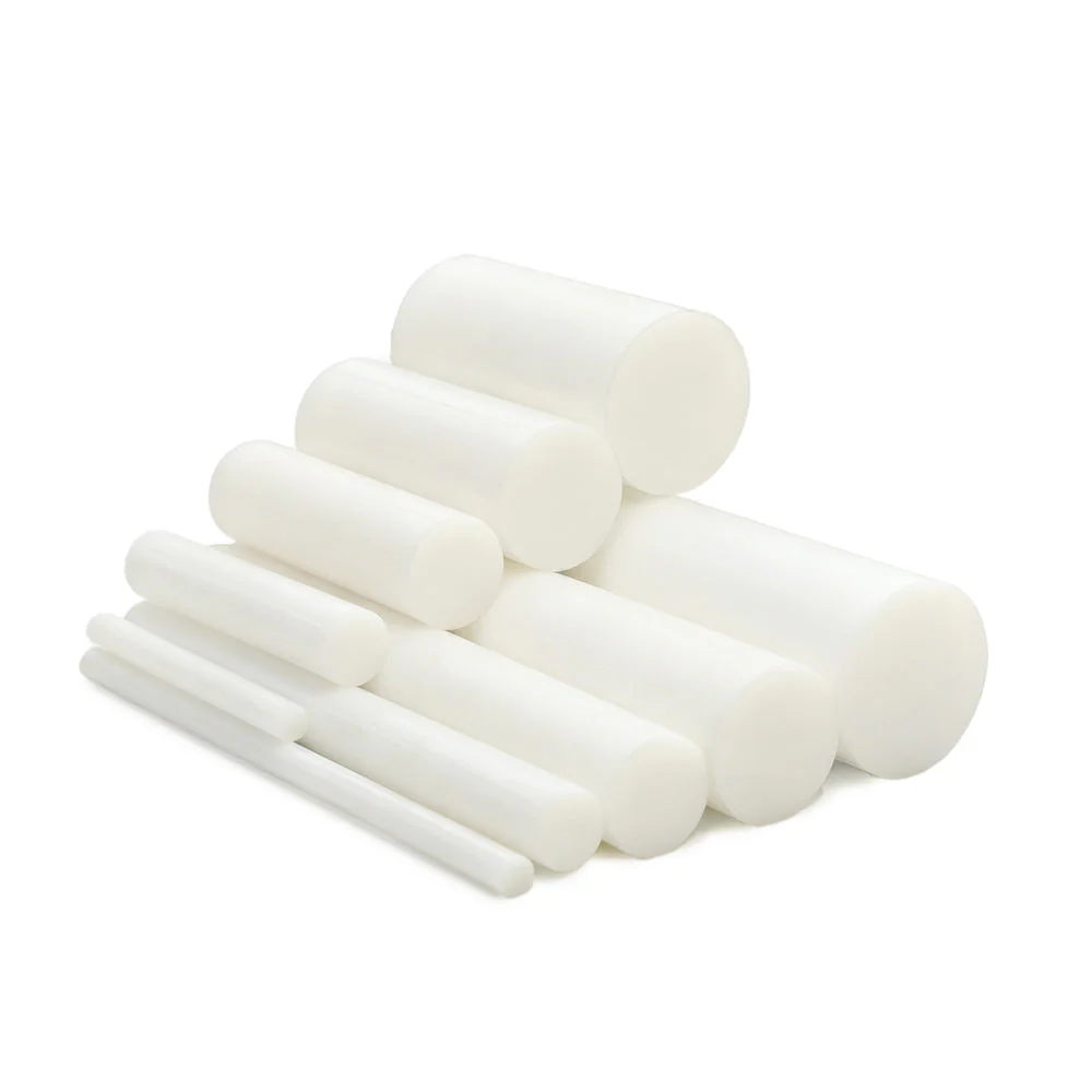 White Delrin Round Bar (2 pcs)